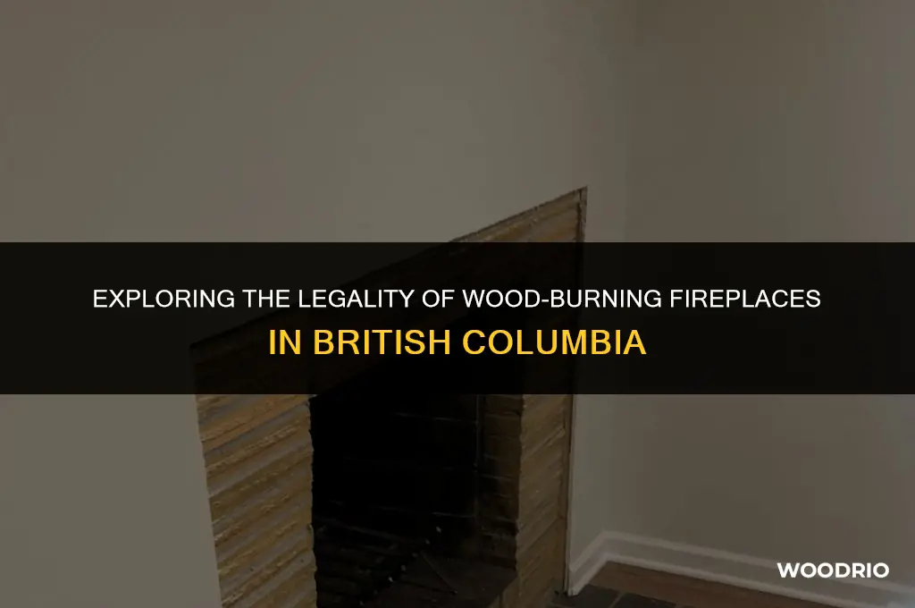 are wood burning fireplaces legal in bc