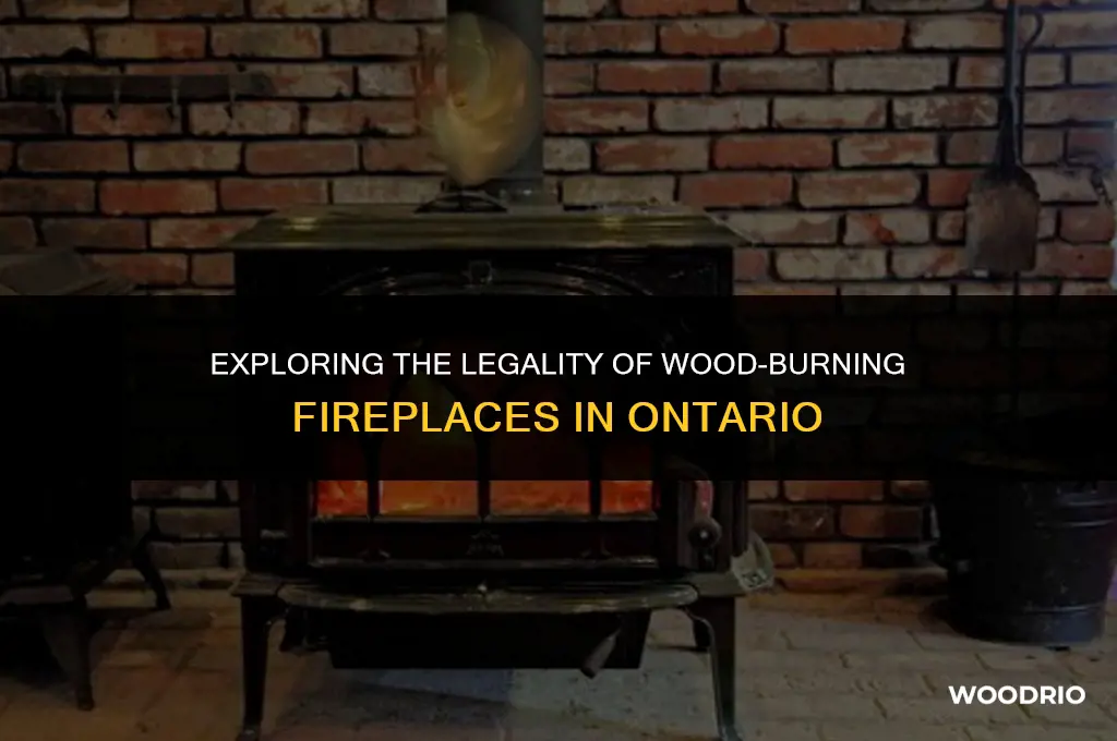 are wood burning fireplaces legal in ontario