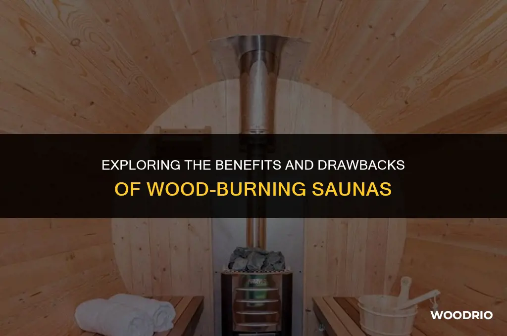 are wood burning saunas good