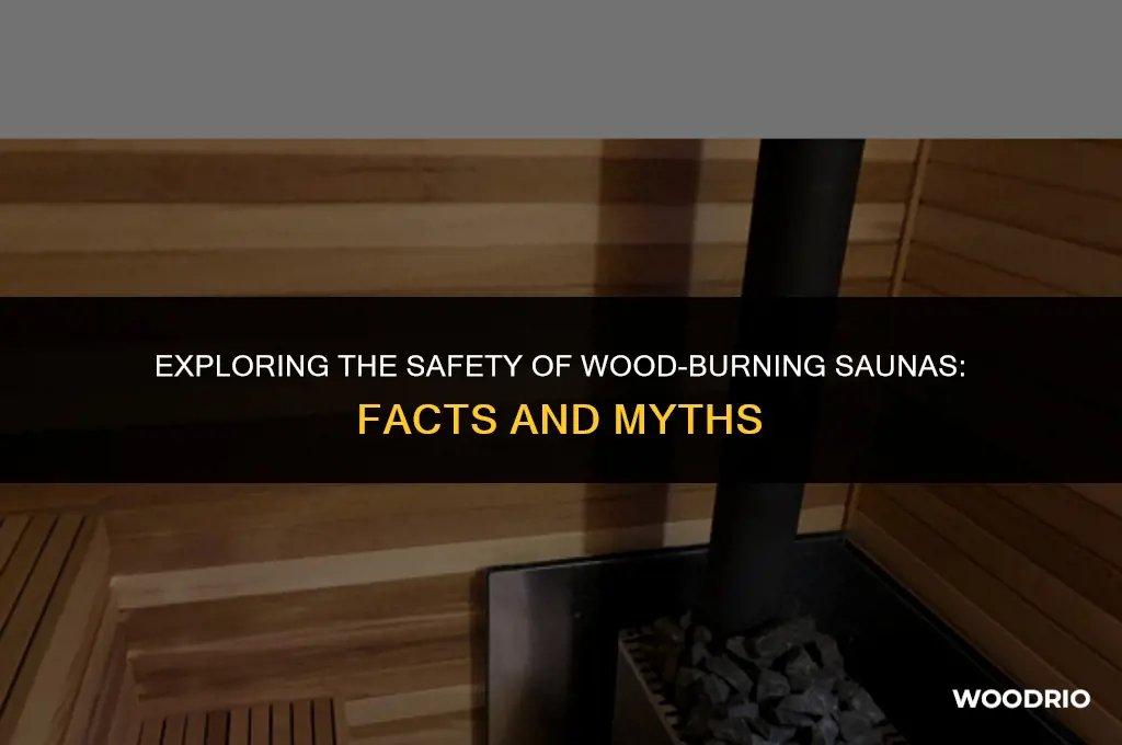 are wood burning saunas safe