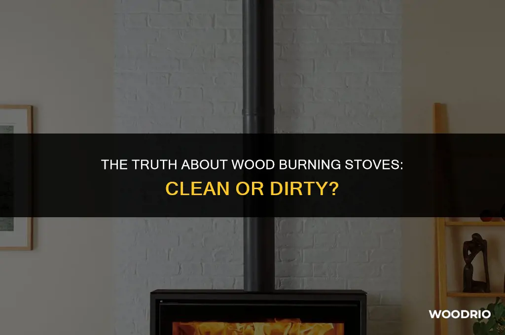 are wood burning stoves dirty