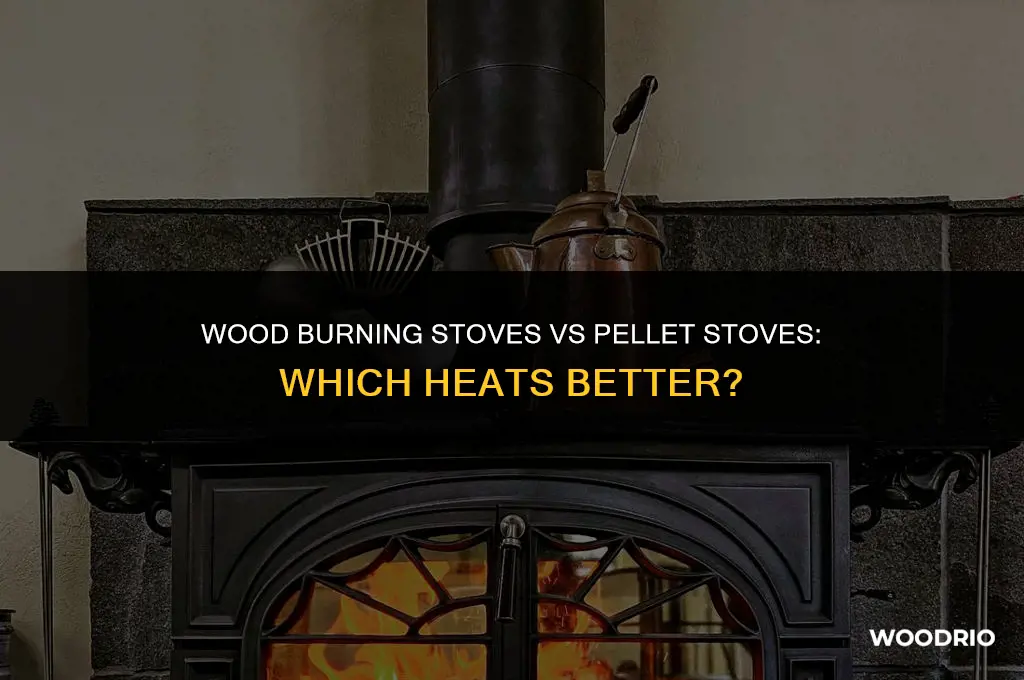 are wood burning stoves or pellet stoves more efficient