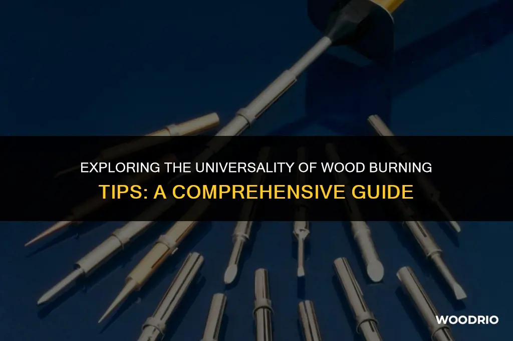 are wood burning tips universal