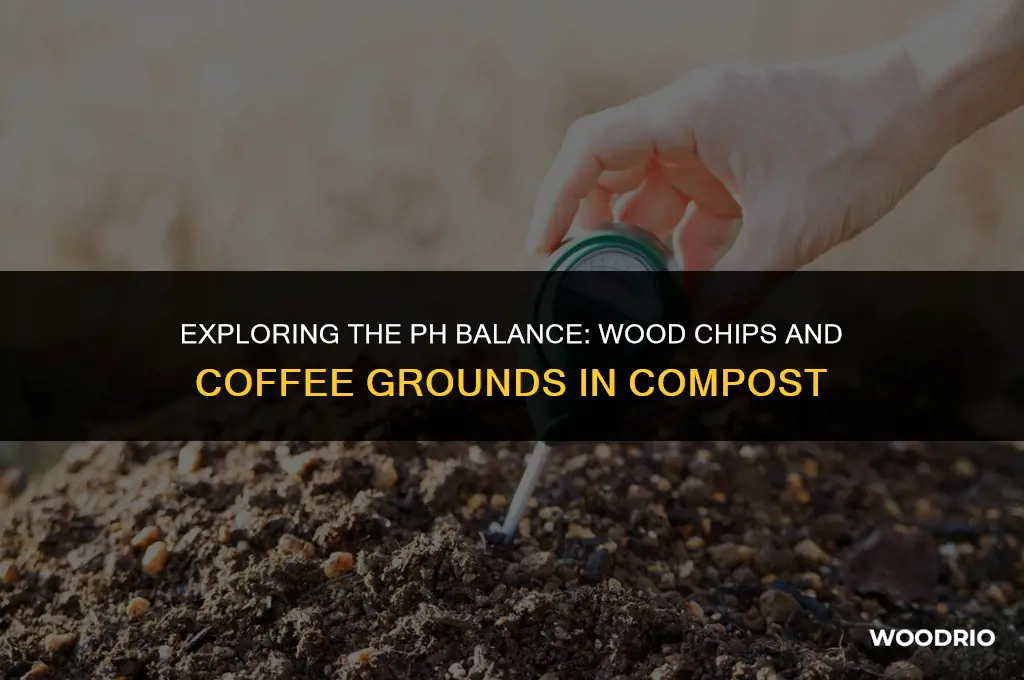 are wood chips acid or basecoffee grounnds good compost
