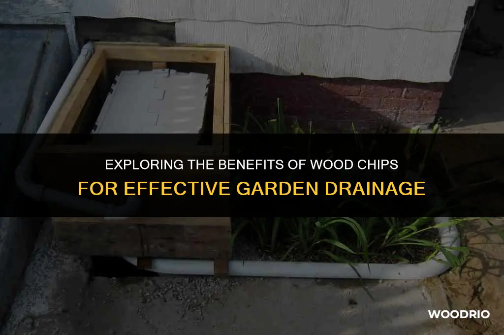 are wood chips good for drainage