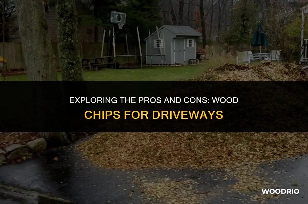 are wood chips good for driveways