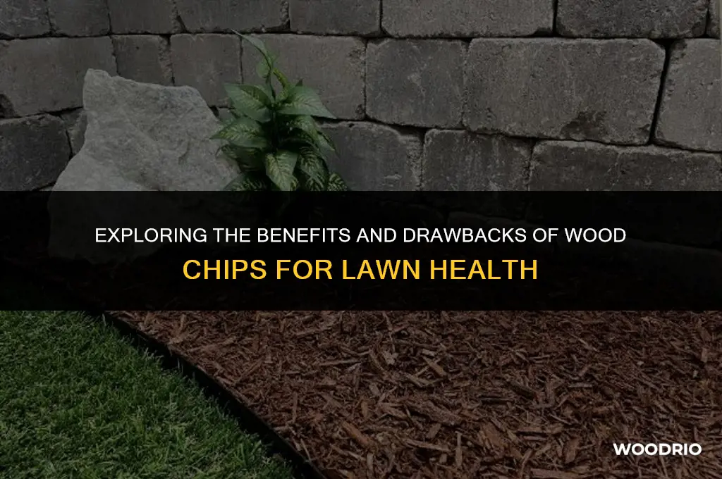 are wood chips good for grass