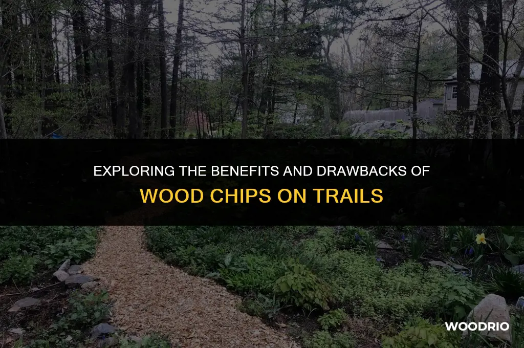 are wood chips good for trails