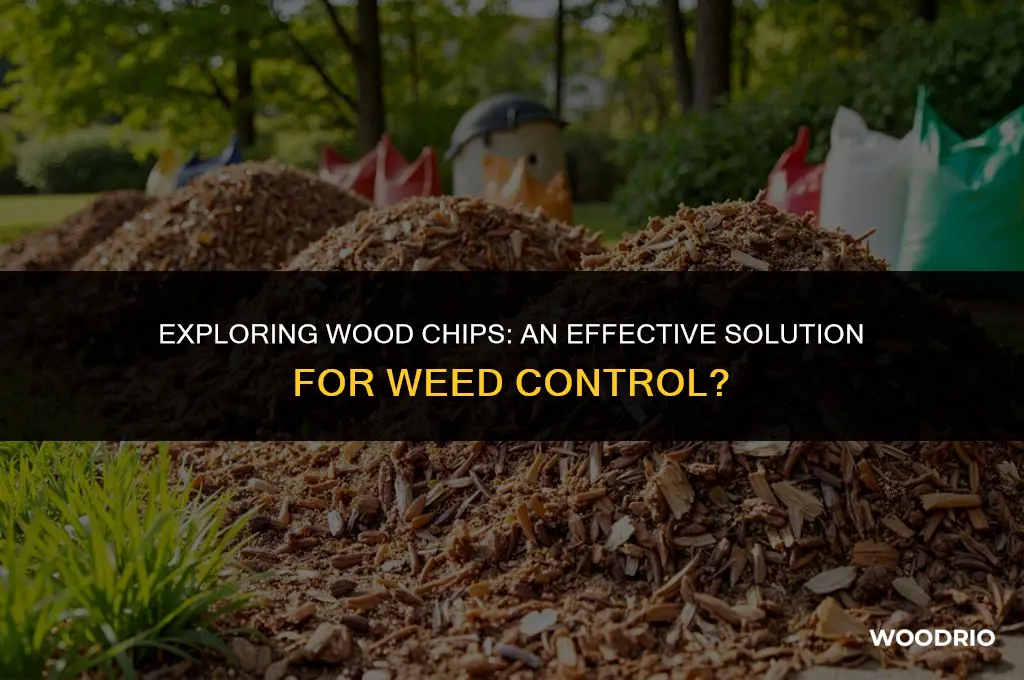 are wood chips good for weed control