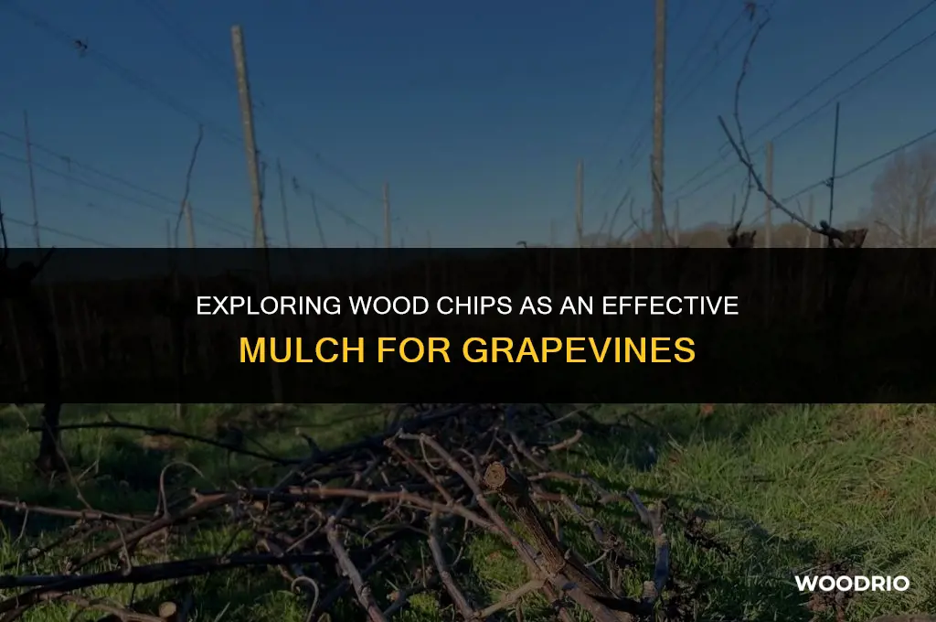 are wood chips good mulch for grapes