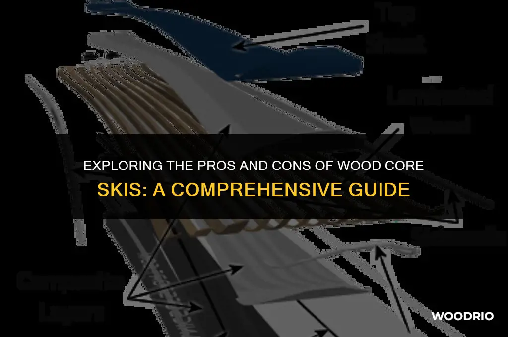 are wood core skis good