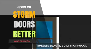Exploring the Benefits: Are Wood Core Storm Doors Superior?
