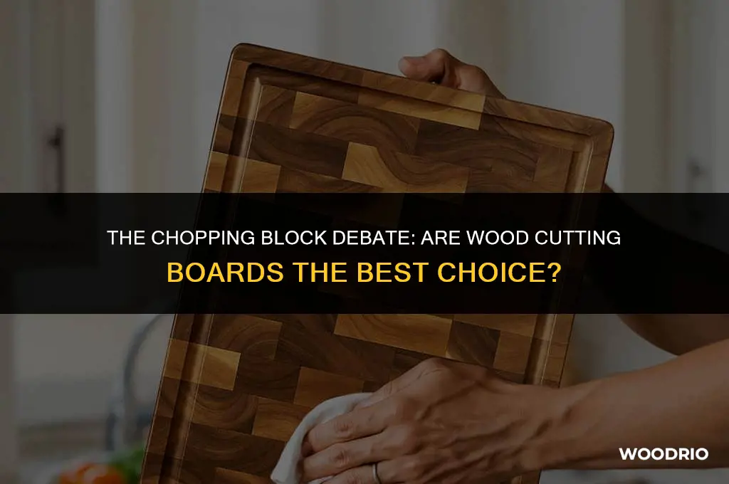 are wood cutting boards good