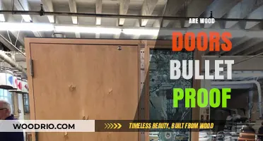 Exploring the Myth: Are Wood Doors Really Bulletproof?