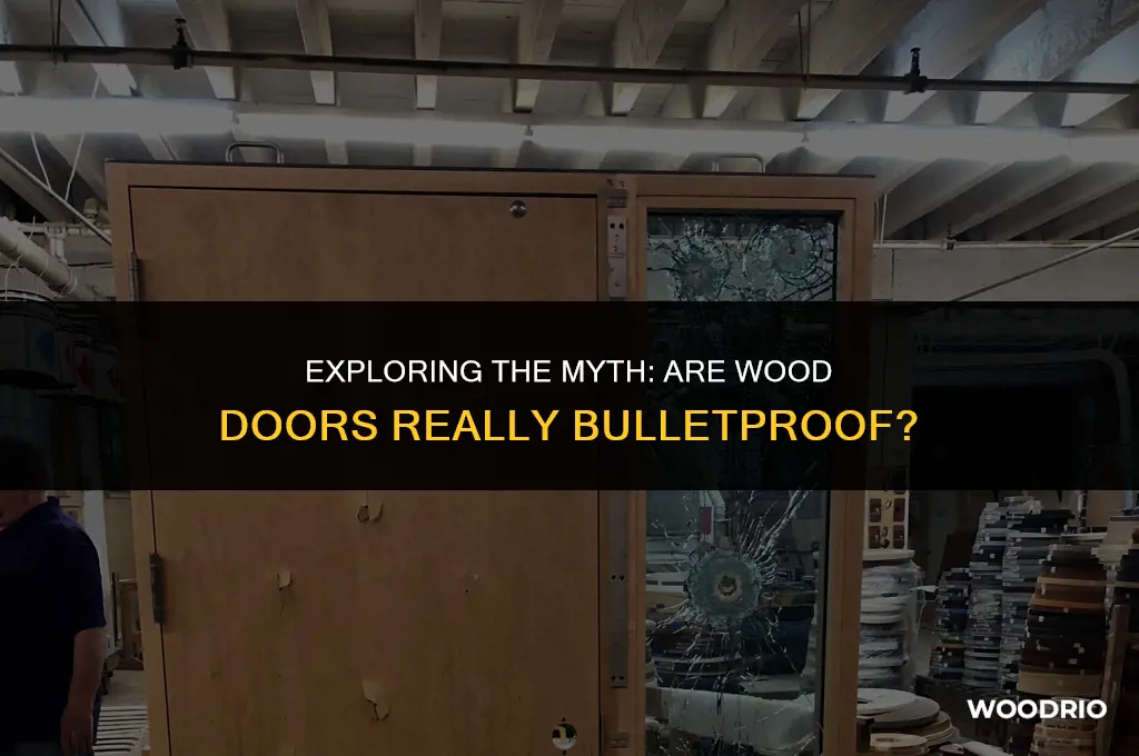 are wood doors bullet proof