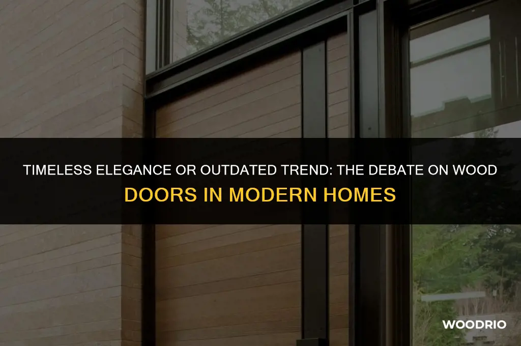 are wood doors in houses out of style