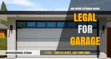 Exploring the Legality of Wood Exterior Doors for Garages