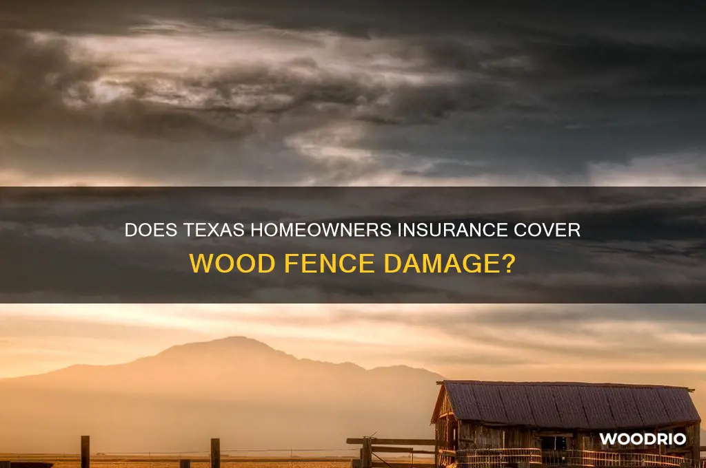 are wood fences covered by homeowners insurance in texas