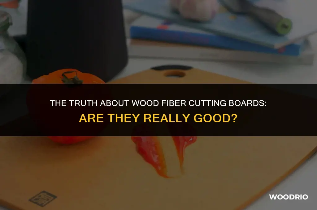 are wood fiber cutting boards good