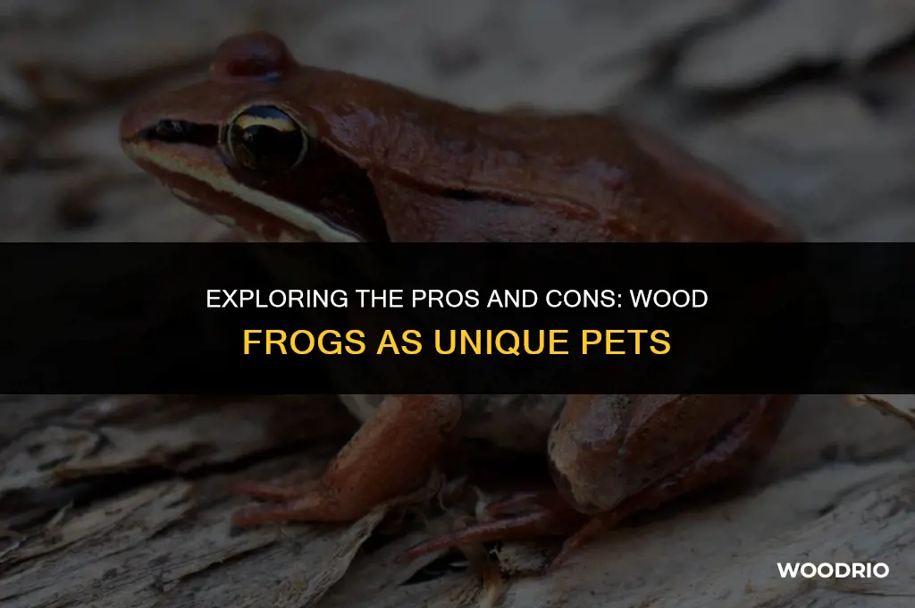 are wood frogs good pets