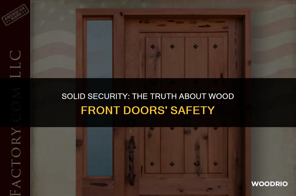 are wood front doors secure