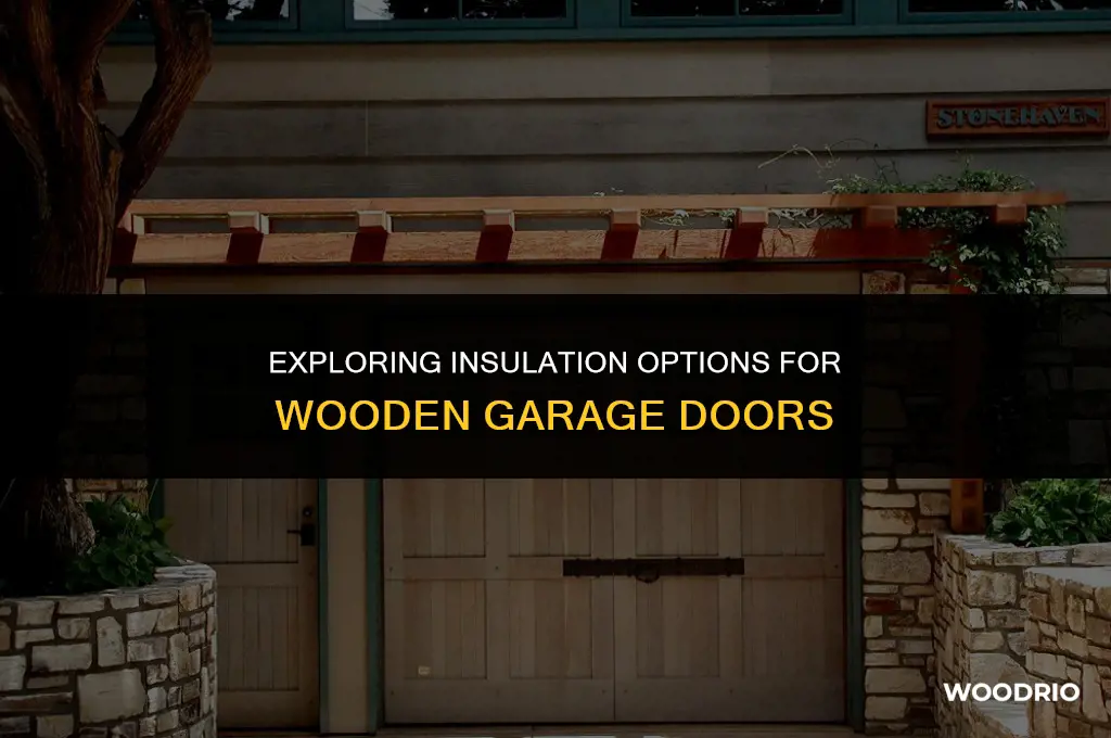 are wood garage doors insulated