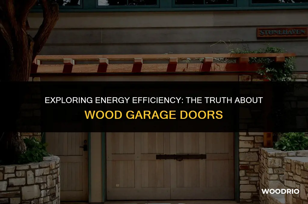 are wood garage doors more energy efficient
