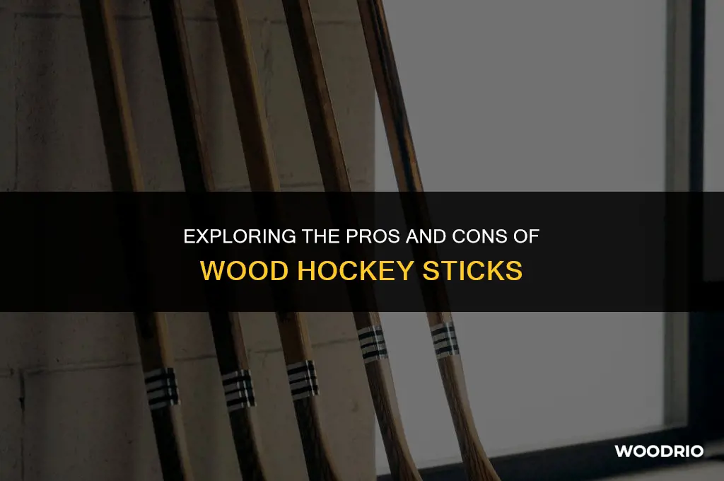 are wood hockey sticks good