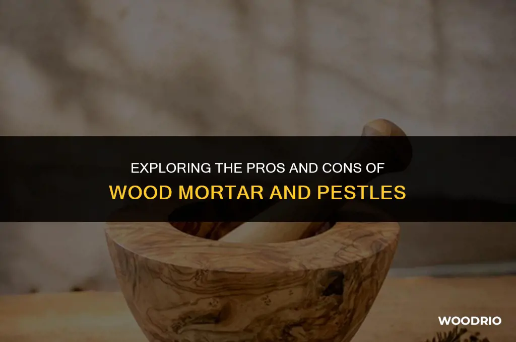 are wood mortar and pestles good