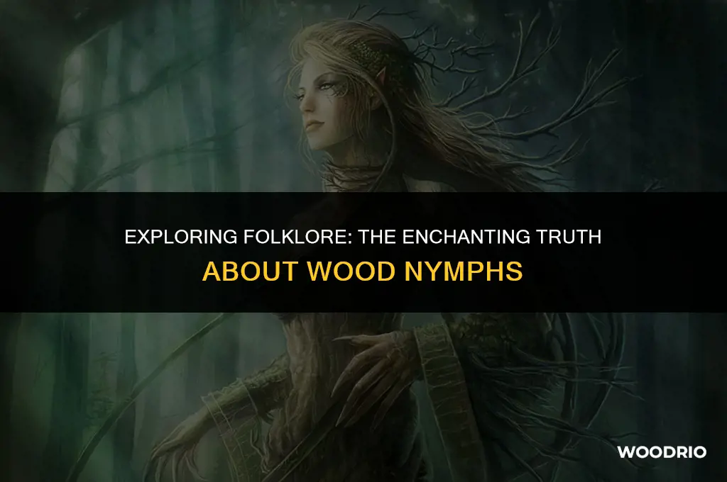 are wood nymphs made of wood