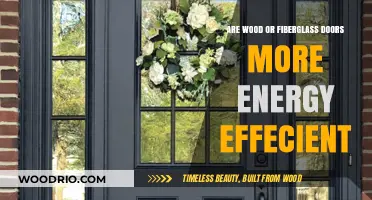 Eco-Friendly Entryways: Wood vs. Fiberglass Doors Energy Efficiency Showdown