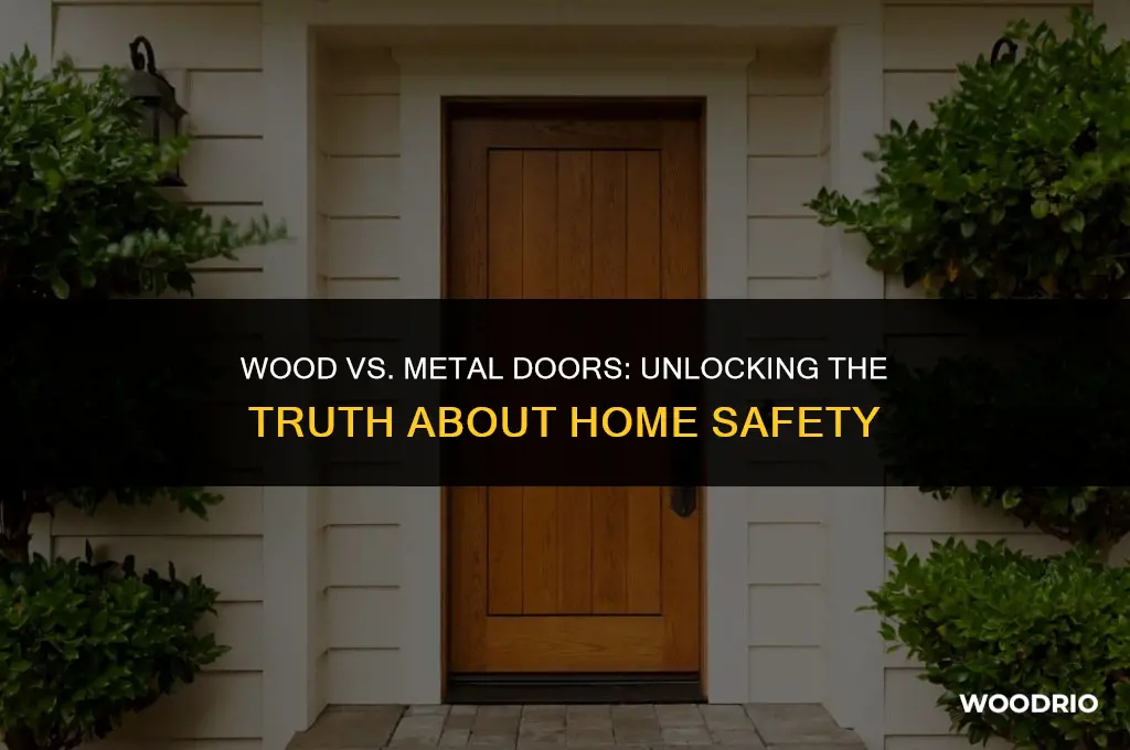 are wood or metal doors safer