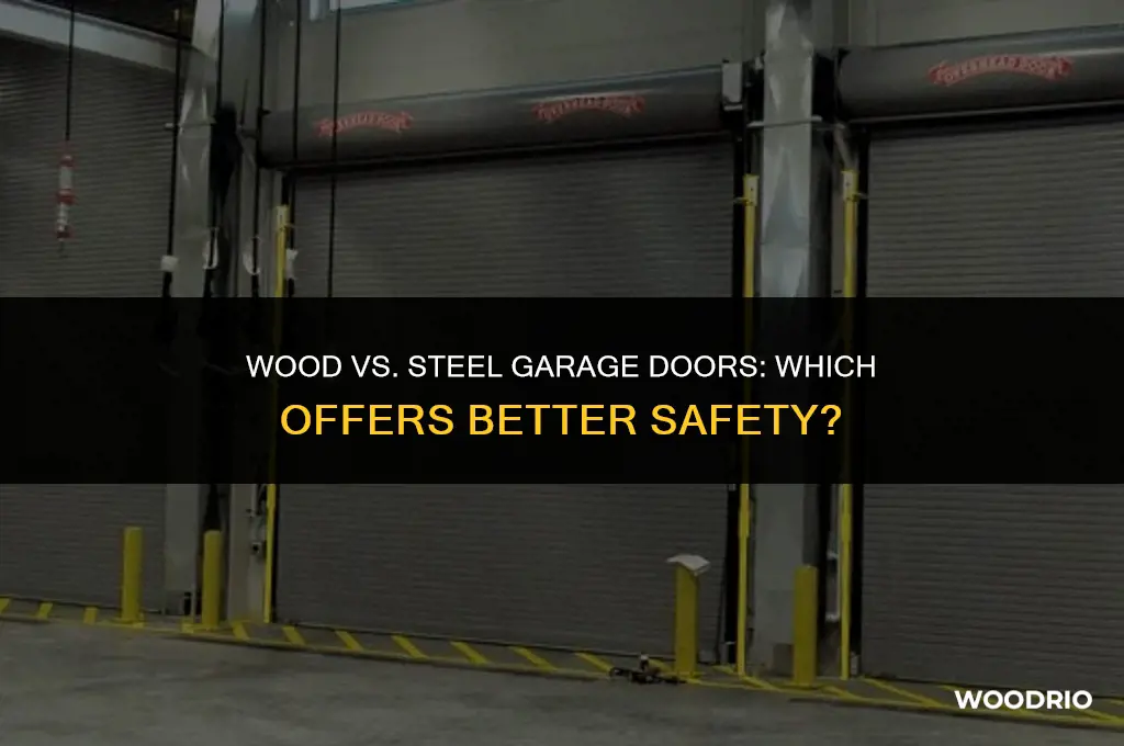 are wood or steel garage doors safer