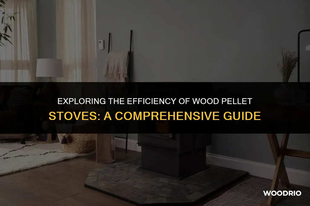 are wood pellet stoves efficient