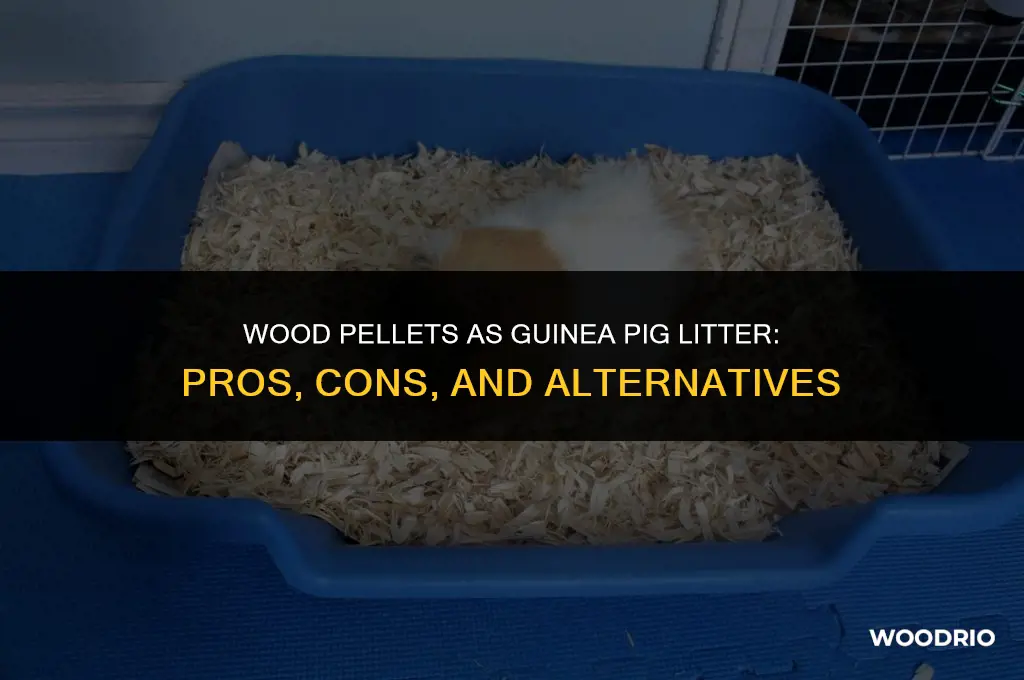 are wood pellets good litter for guinea pigs