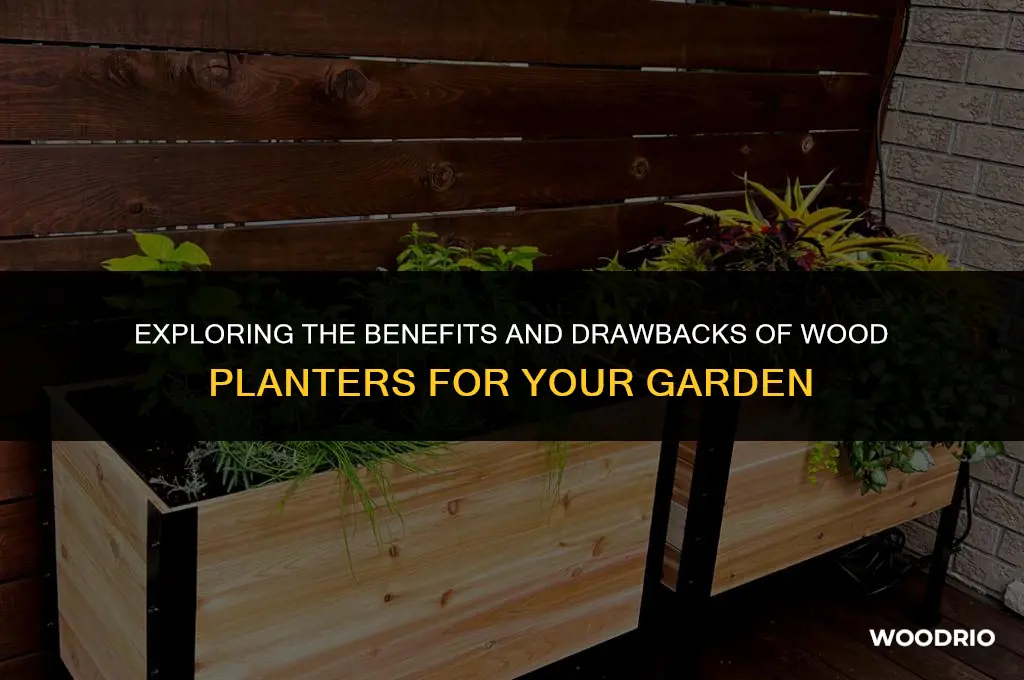 are wood planters good