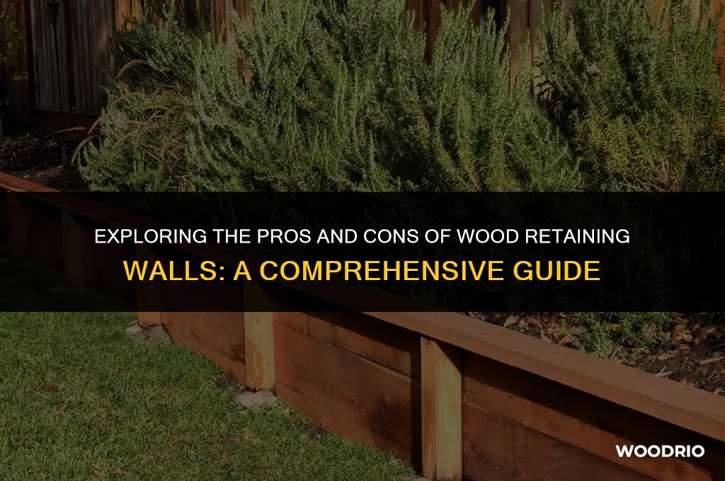 are wood retaining walls good