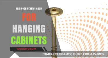 Secure Your Cabinets: The Pros and Cons of Using Wood Screws