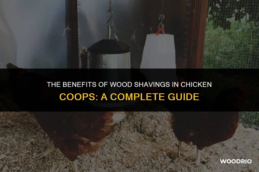 are wood shavings good for chicken coops