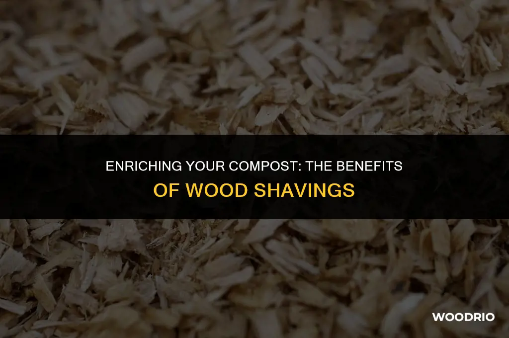 are wood shavings good for compost
