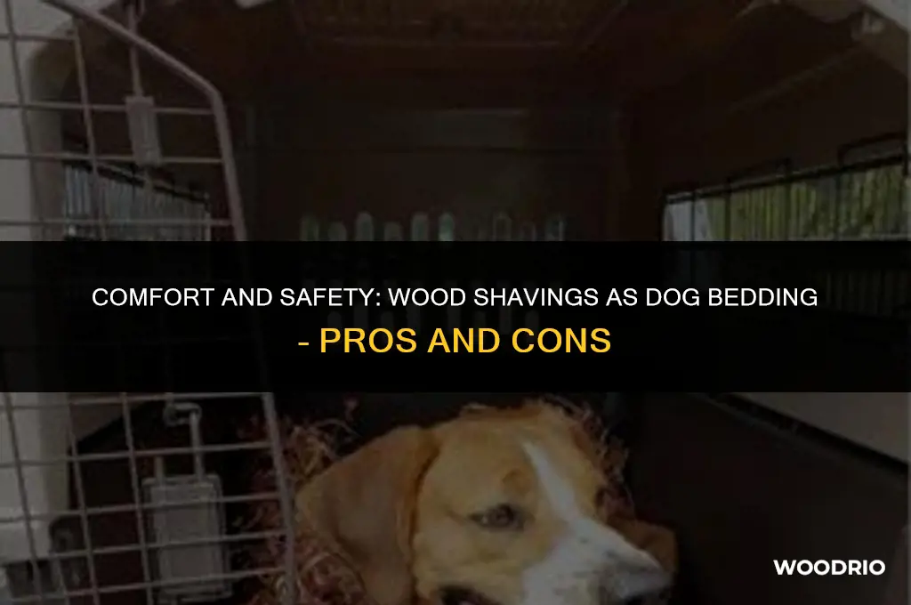 are wood shavings good for dog bedding