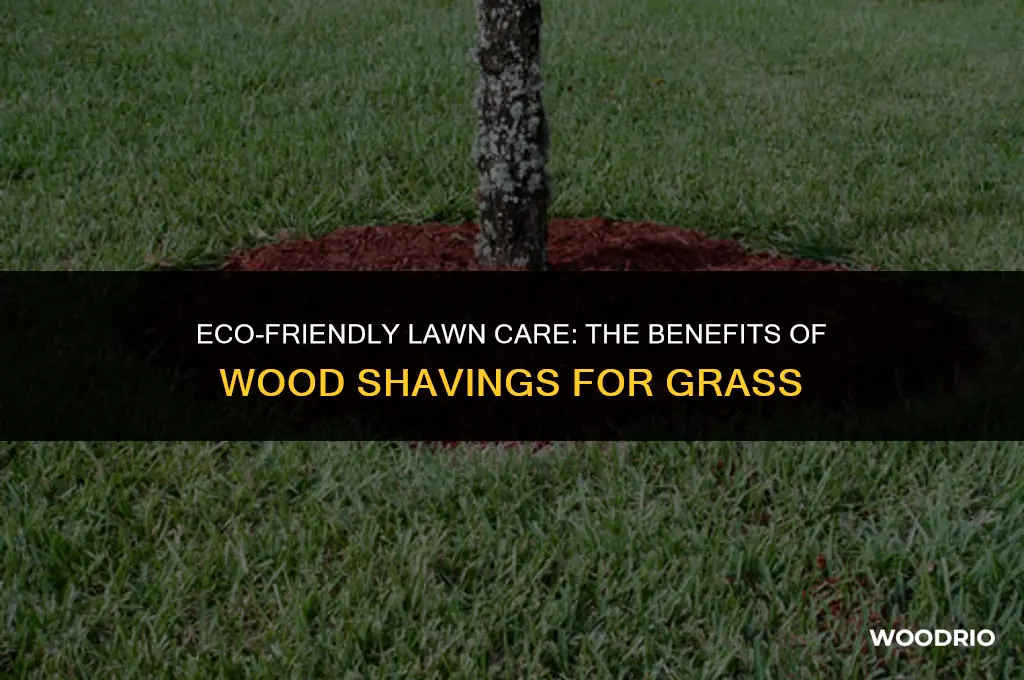 are wood shavings good for grass