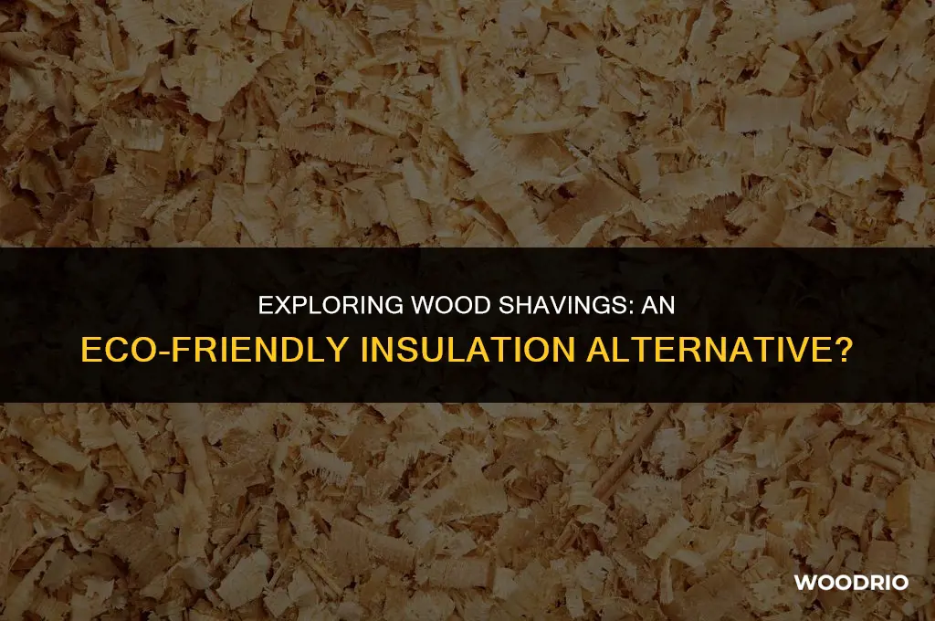 are wood shavings good insulation