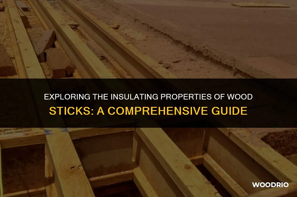 are wood sticks good insulators