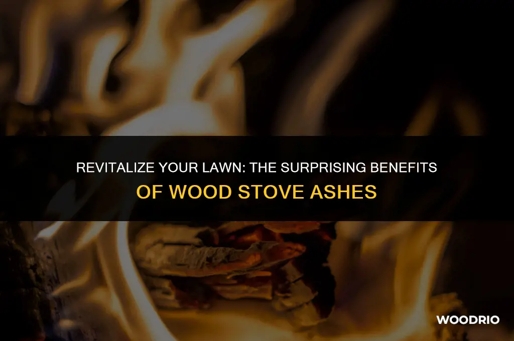 are wood stove ashes good for the lawn