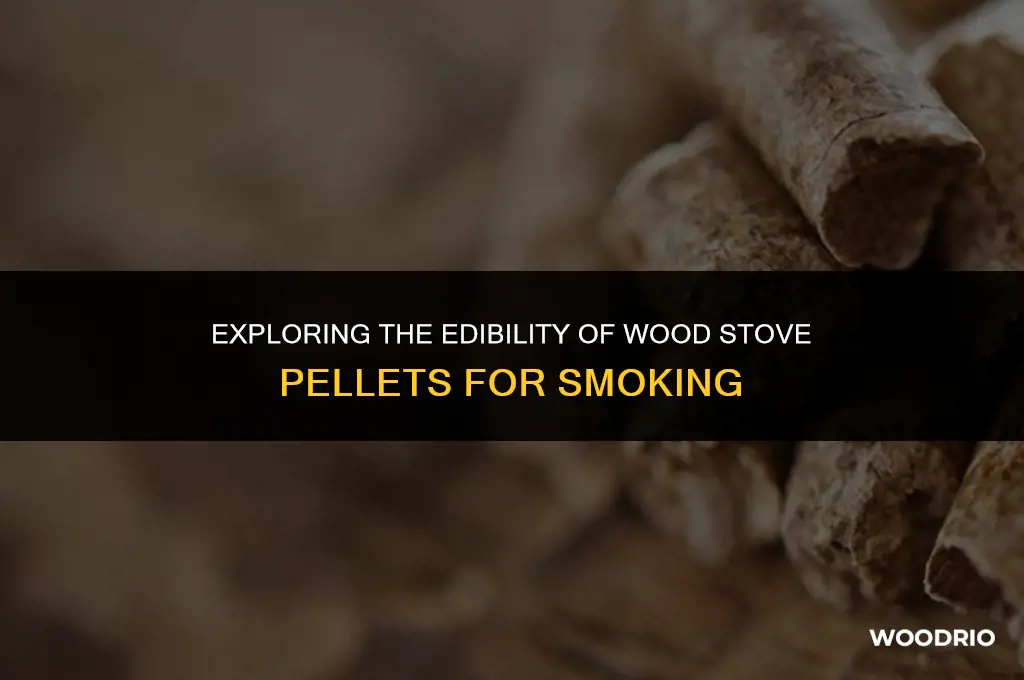 are wood stove pellets food grade for smoking