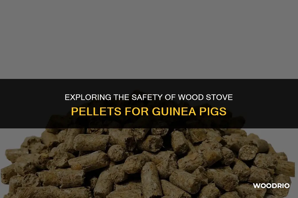 are wood stove pellets safe for guinea pigs
