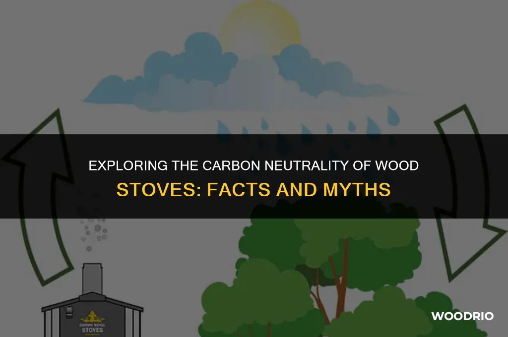 are wood stoves carbon neutral