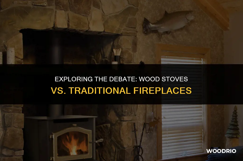 are wood stoves considered a fireplace