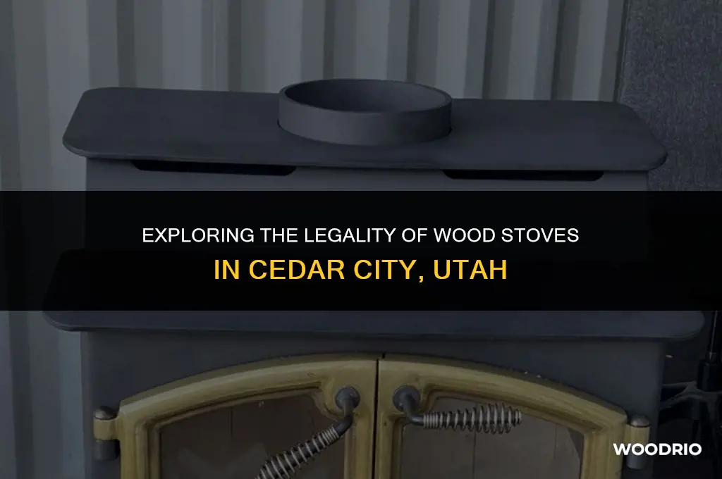 are wood stoves legal in cedar city ut
